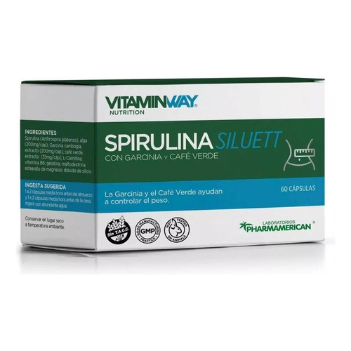 Vitamin Way Spirulina Siluett Adelgazante Control Del Peso