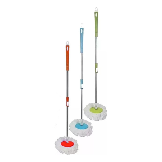 4 Piezas Trapeador Repuesto Bastón Para Spin Mop 