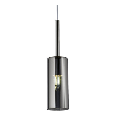 Colgante 1 Luz Tall Ambar Apto Led Vidrio Deco Moderno 