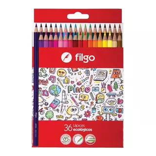 Lapices De Colores Filgo Pinto Caja X 36