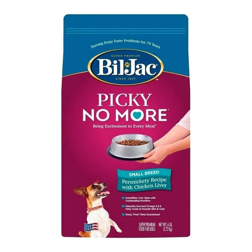 Alimento Perro Bil Jac Picky No More Small Breed 2.72kg Raza