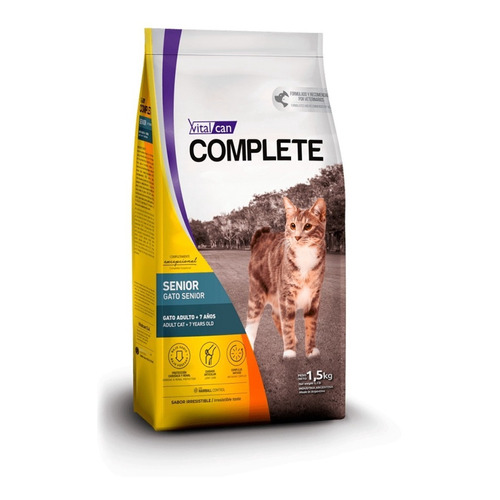 Alimento Gato Senior Complete 7.5kg Tm