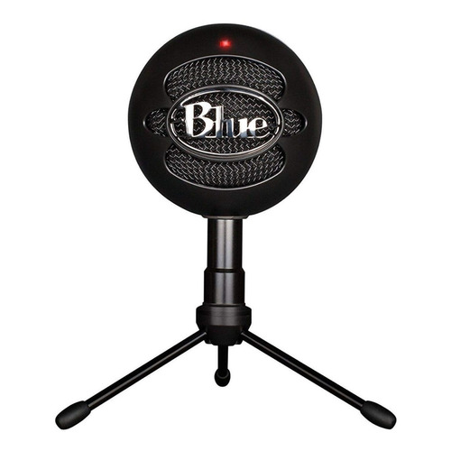 Micrófono Blue Snowball Ice Condensador Cardioide color negro