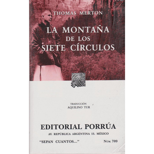 La Montaña De Los Siete Círculos, De Merton, Thomas. Editorial Porrúa México En Español