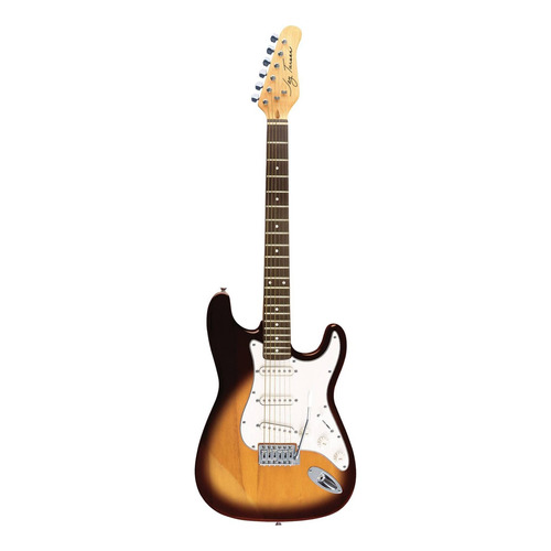Guitarra eléctrica Jay Turser JT-300 double-cutaway de madera maciza tobacco sunburst brillante con diapasón de palo de rosa