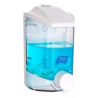 Dispenser Jabon Liquido Organizador Pared Detergente Shampoo Color Blanco