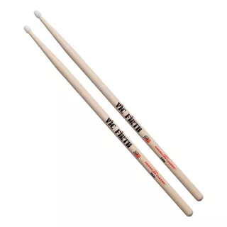 Baqueta American Classic 7an Ponta De Nylon Vic Firth Cor Natural Tamanho 7a