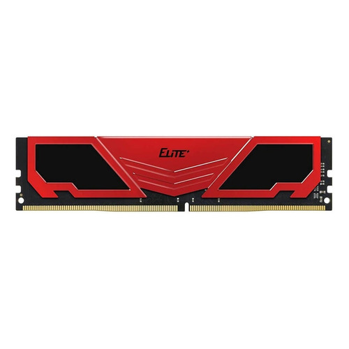 Memoria RAM Elite gamer color rojo/negro  16GB 1 Team Group TPRD416G2666HC1901