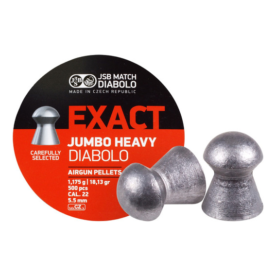 Diabolos Jsb Exact Jumbo Heavy 5.5mm X 500 Und 18.13 Grains