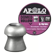 Balines Apolo Domed Hollow 5,5 Lata X250 Aire Comprimido