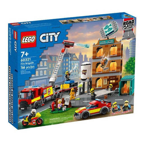 Kit De Construcción Lego City Cuerpo De Bomberos 60321