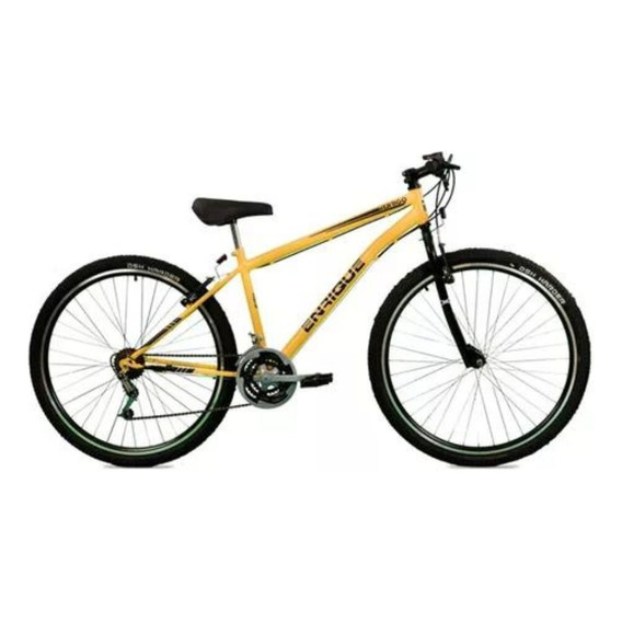 Bicicleta Enrique Fenix 3.0 21 Vel V-brake Rodado 29 Acero Color Amarillo Tamaño Del Cuadro M