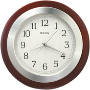 Reloj Bulova De Pared Clocks Vintage Retro Madera C4228 