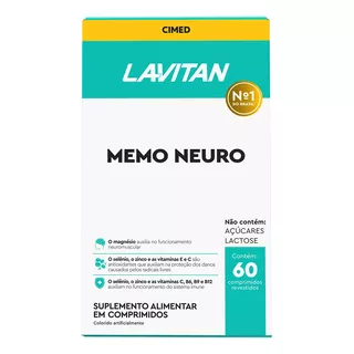 Lavitan Memo Neuro 60 Comprimidos Revestidos