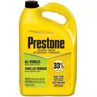 Prestone Antifreeze/ Coolant Refrigerante 33% Mezcla Precisa