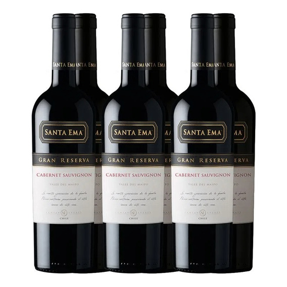 Vino Pack 6 Unidades Gran Reserva Cabernet Sauvignon 750 Ml