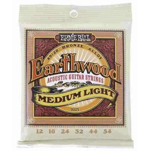 Encordado Ernie Ball P02003 Earthwood Medium Lig 80/20 12-54