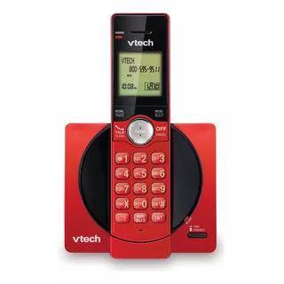 Teléfono Vtech Cs6919 Inalámbrico - Color Rojo