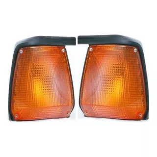 Juego De Faros Delantero Vw 1500 1982 / 1989 Ambar C/fichas