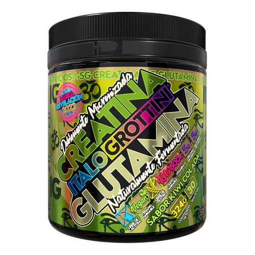 Creatina Y Glutamina 324g 30sv - Kiwi Colada