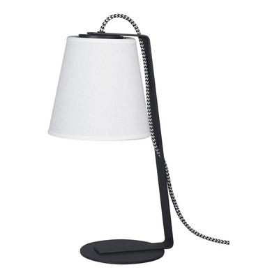 Veladores Modernos Lamparas Mesa Luz Cable Textil Led Lsi