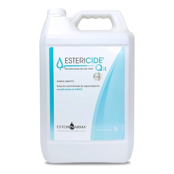 Estericide Qx 5 Litros Desinfectante Alto Nivel Virucida 