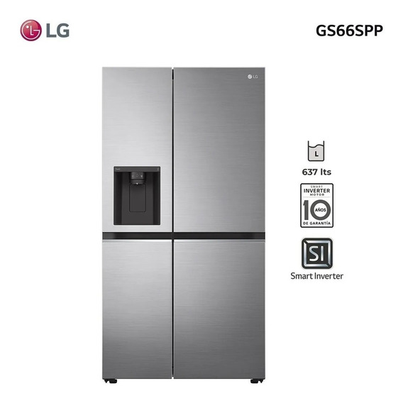 Refrigerador Inverter 637l LG Gs66spp Amv