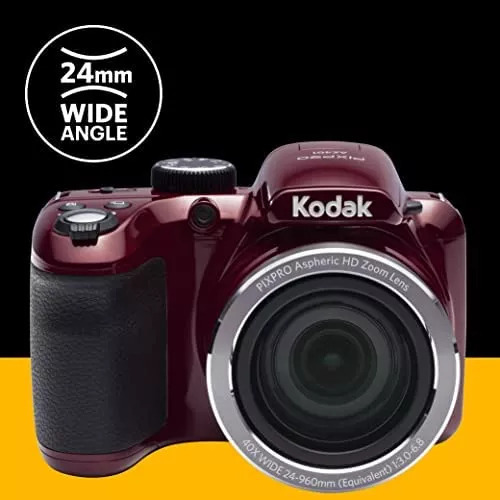 Camara Digital Kodak Az401-wh Pixpro 16mp Rojo