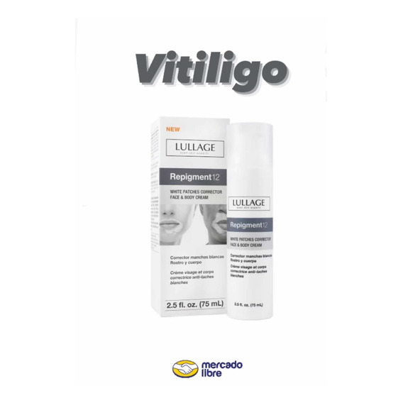 Crema Para Manchas De Vitiligo Repigment12 Rostro Y Cuerpo