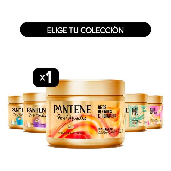 Mascarilla Intensiva Pantene 300ml - Colección Completa