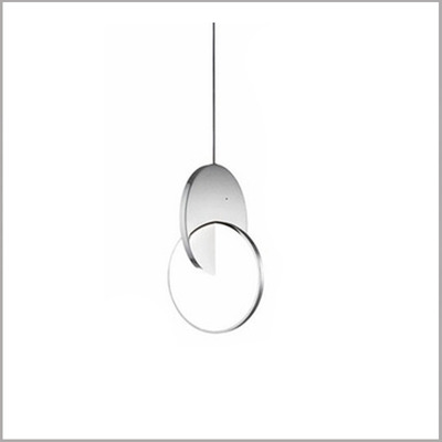 Colgante Led Pacman Suspender 19161 Cromo Deco Moderno Cie