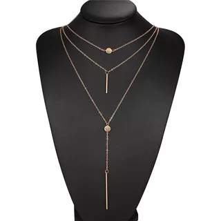 Kit 4 Choker Dourado Maxi Colar Ouro Prata Coleira Chocker