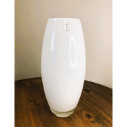 Vaso De Cristal Cadoro 28cm Branco