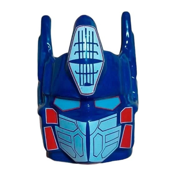 Taza De Colección Nuevo Transformers Optimus Prime Azul 