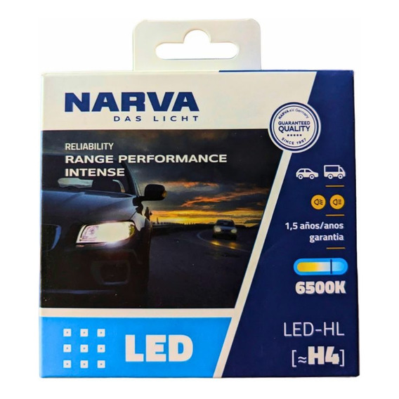 Ampolletas Led H4 Narva New Range Performance 12/24v