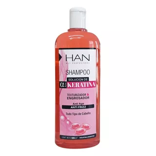 Han Shampoo Solucion De Keratina Anti Frizz Anti Age 500