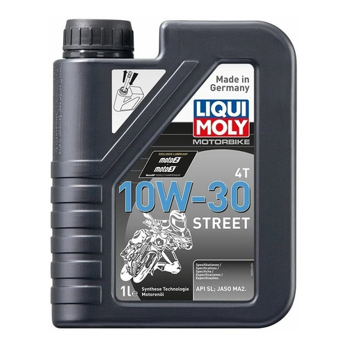 Aceite para motor Liqui Moly sintético 10W-30 para motos y cuatriciclos