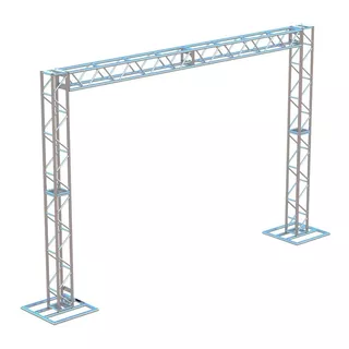 Treliças Kit Trave Box Truss Q25 Aço 3 X 4m Armatic