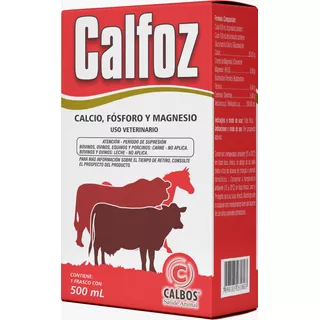 Calfoz - 500ml/ Cálcio, Fósforo, Bovinos E Equinos 