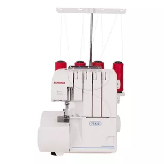 Máquina Overlock E Ultralock 7933d Janome Cor Branco 127v