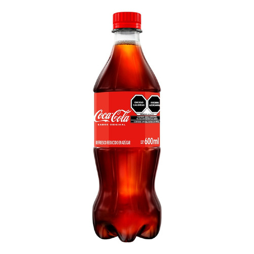 9 Pack Refresco Cola Coca Cola 600 Ml