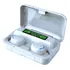 Auriculares in-ear inalámbricos MRESXSERM Bluetooth F9-5 F9-5 blanco con luz verde oscuro LED