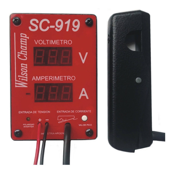 Sc-919 Volt-amperímetro Con Pinza Hasta 600acc Y 33,5v