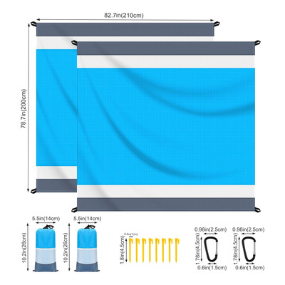 Breenhill Paquete De 2 Mantas De Playa A Prueba De Arena, 79