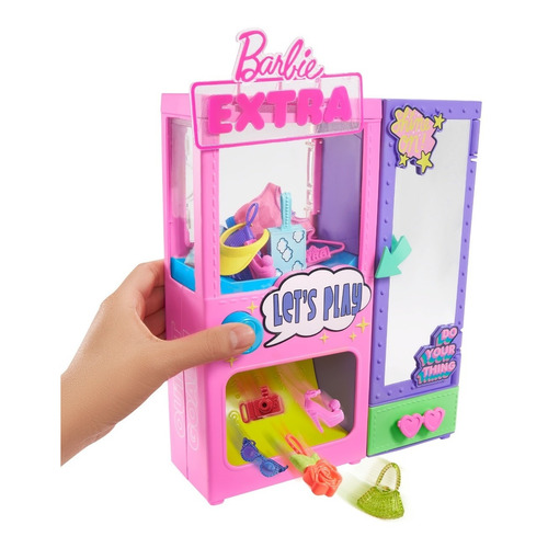 Set De Juego Barbie Extra Máquina De Sorpresas 20 Accesorios