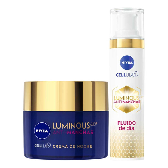 Combo Hidratante Facial Dia/noche Antimanchas Iluminadora