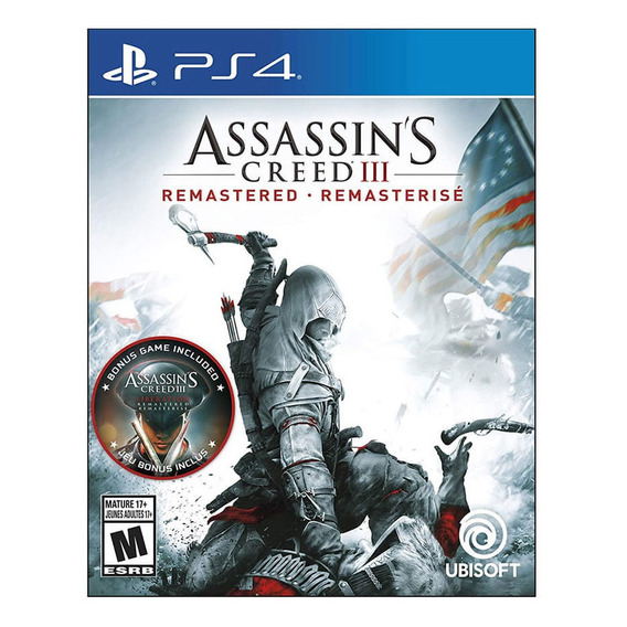 Juego Assassins Creed Iii Remast Playstation 4 Nuevo