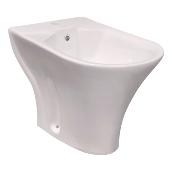 Bidet Blanco Brillo Para Griferia Frontal Linea Amadeo