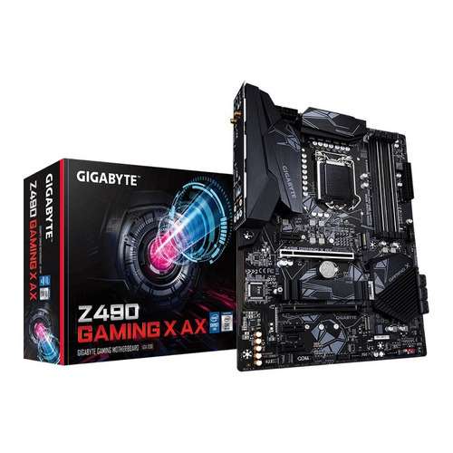 Motherboard Gigabyte Z490 Gaming X Ax Wifi Bt 10ma Gen 1200 Color Negro