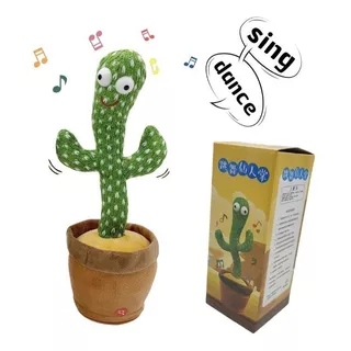  Cactus Bailarin Imita Voz, Musical, Bailarin Juguete Felpa